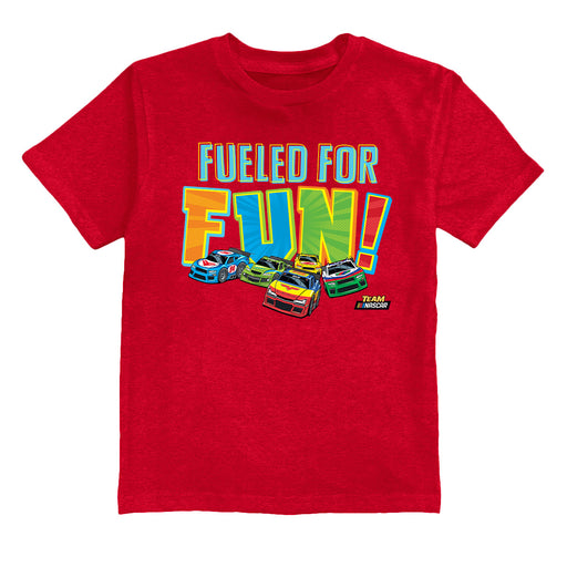 NASCAR Merchandise Impressions Artwork Youth Cotton T-Shirt Red
