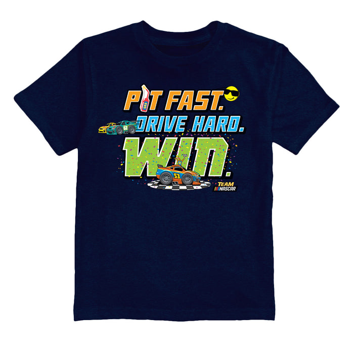 NASCAR Merchandise Youth Cotton T-Shirt Navy