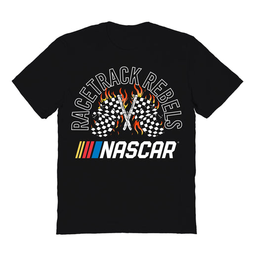 NASCAR Merchandise American Flag Cotton T-Shirt - Black