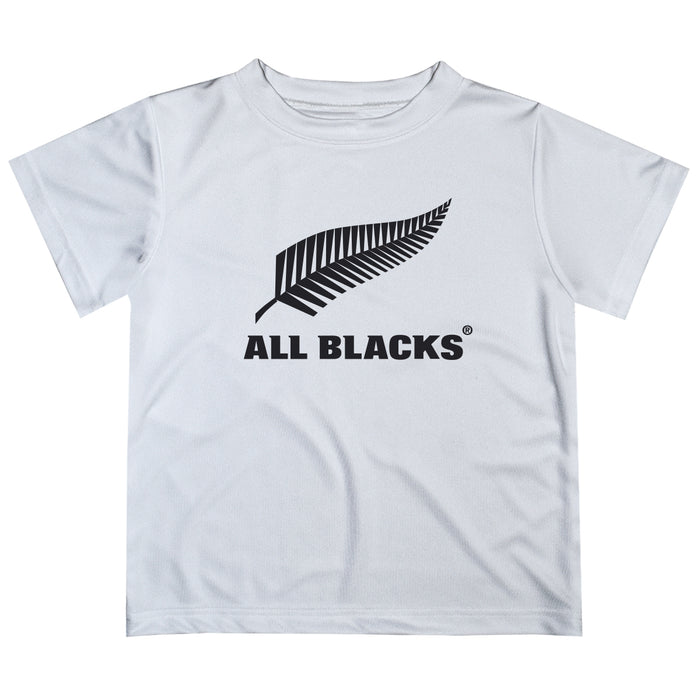 New Zealand Rugby Boys Game Day White Short Sleeve Tee
