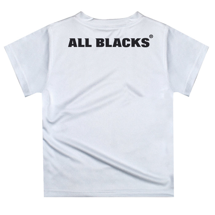 New Zealand Rugby Boys Game Day White Short Sleeve Tee
