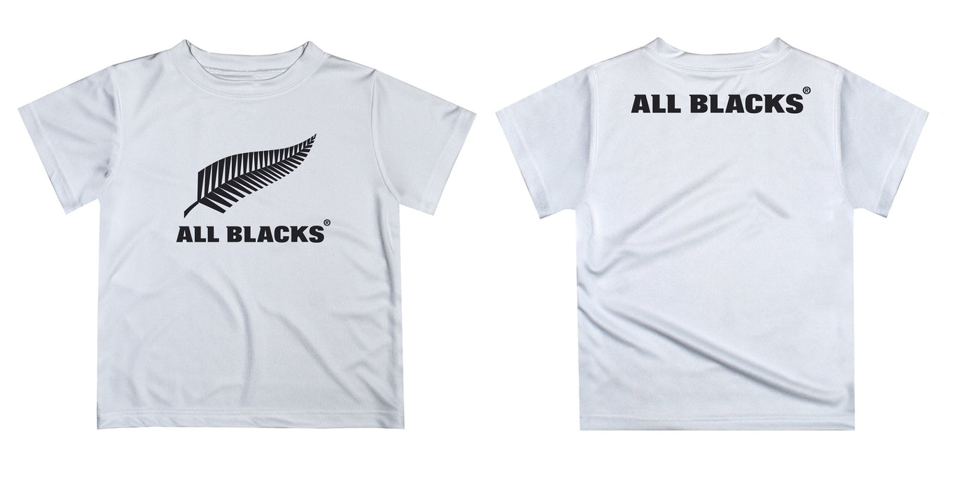 New Zealand Rugby Boys Game Day White Short Sleeve Tee