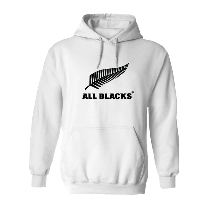 New Zealand Rugby Cotton Fleece Long Sleeve Hoodie Women White