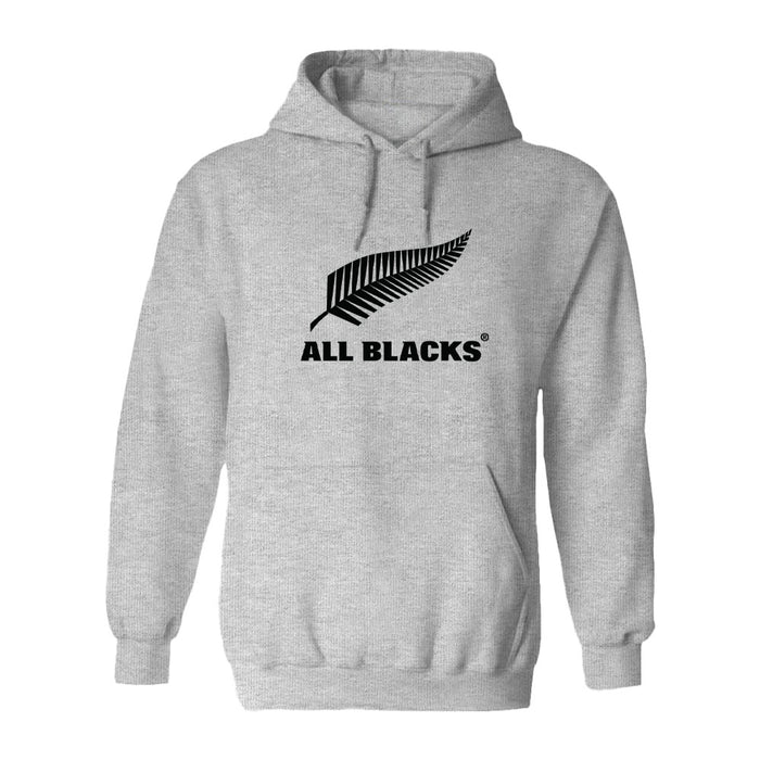 New Zealand Rugby Cotton Fleece Long Sleeve Hoodie Women Grey