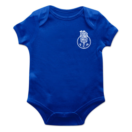 FC Porto Infant Blue Short Sleeve Bodysuit With Logo