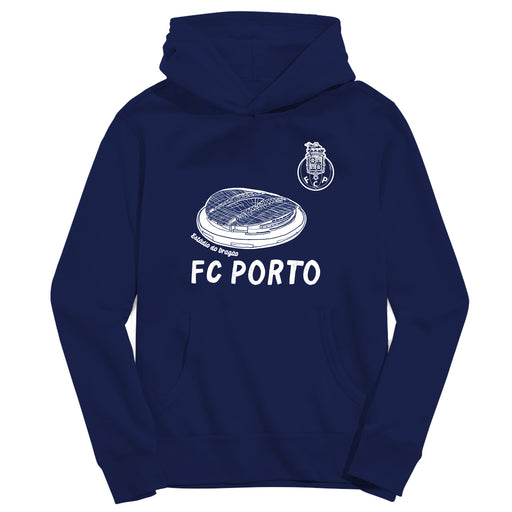 FC Porto Youth Navy Pullover Cotton Hoodie