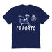 FC Porto Impressions Artwork Navy Youth Cotton T-Shirt