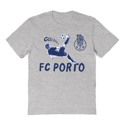 FC Porto Impressions Artwork Grey Youth Cotton T-Shirt