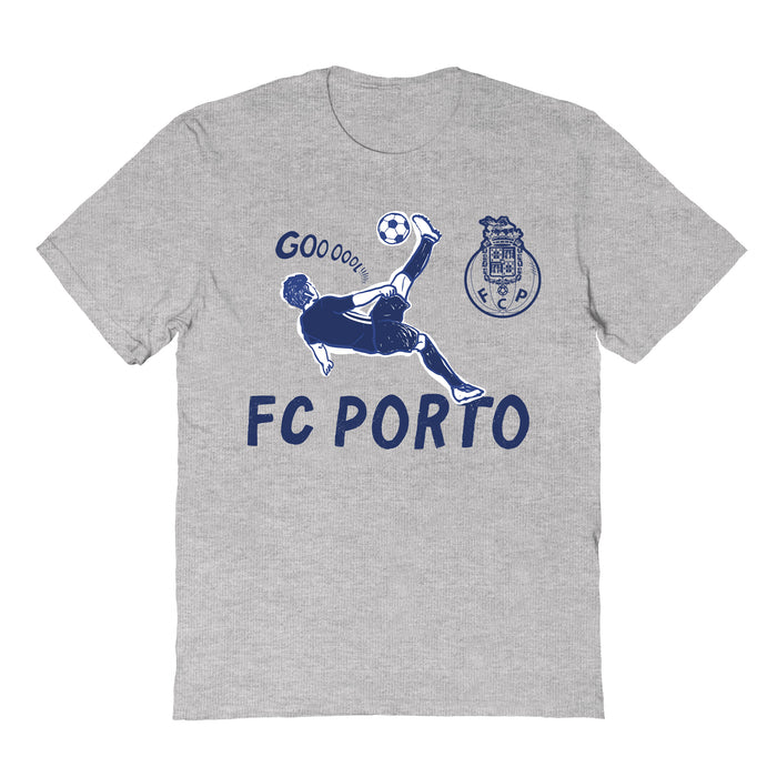 FC Porto Impressions Artwork Grey Youth Cotton T-Shirt