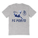 FC Porto Impressions Artwork Grey Youth Cotton T-Shirt