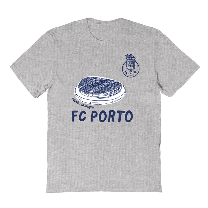 FC Porto Womens Grey Cotton Tshirt