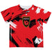 Phoenix Rising FC Paint Brush Boys Game Day Red Short Sleeve Tee