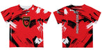 Phoenix Rising FC Paint Brush Boys Game Day Red Short Sleeve Tee - Vive La Fête - Online Apparel Store