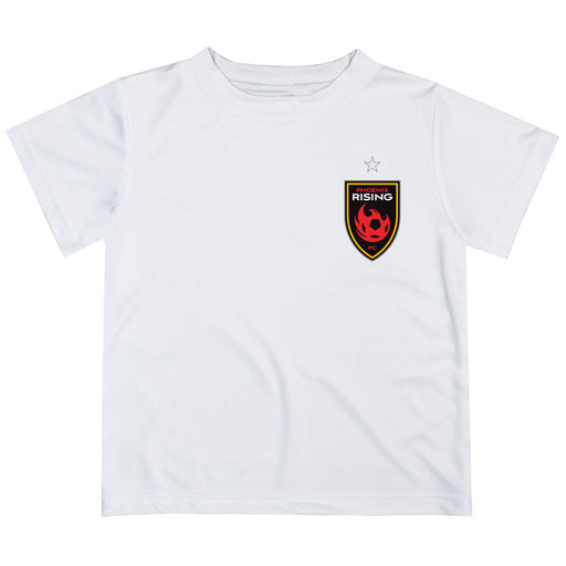 Phoenix Rising FC Impressions Artwork Boys White Short Sleeve Tee