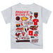 Phoenix Rising FC Impressions Artwork Boys White Short Sleeve Tee - Vive La Fête - Online Apparel Store