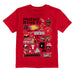 Phoenix Rising FC Impressions Artwork Red Youth Cotton T-Shirt