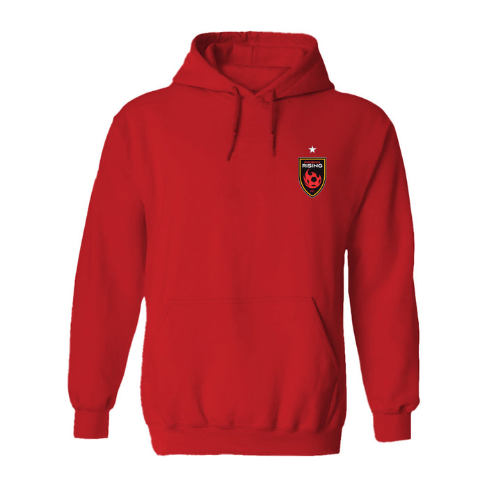 Phoenix Rising FC Women's Red Pullover Cotton Hoodie