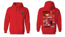 Phoenix Rising FC Women's Red Pullover Cotton Hoodie - Vive La Fête - Online Apparel Store