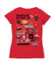 Phoenix Rising FC Women's V-neck Fitted Red Cotton T-Shirt - Vive La Fête - Online Apparel Store