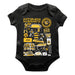 Pittsburgh SC Cotton Short Sleeve Bodysuit Black Impressions Artwork