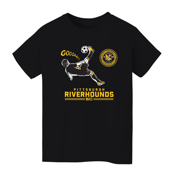 Pittsburgh SC Impressions Artwork Black Youth Cotton T-Shirt