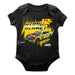 Ryan Blaney Cotton Short Sleeve Bodysuit Black