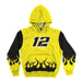 Ryan Blaney Vive La Fete Color Block Pullover Hoodie - Gold