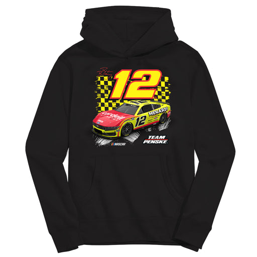 Ryan Blaney NASCAR Pullover Hoodie - Black