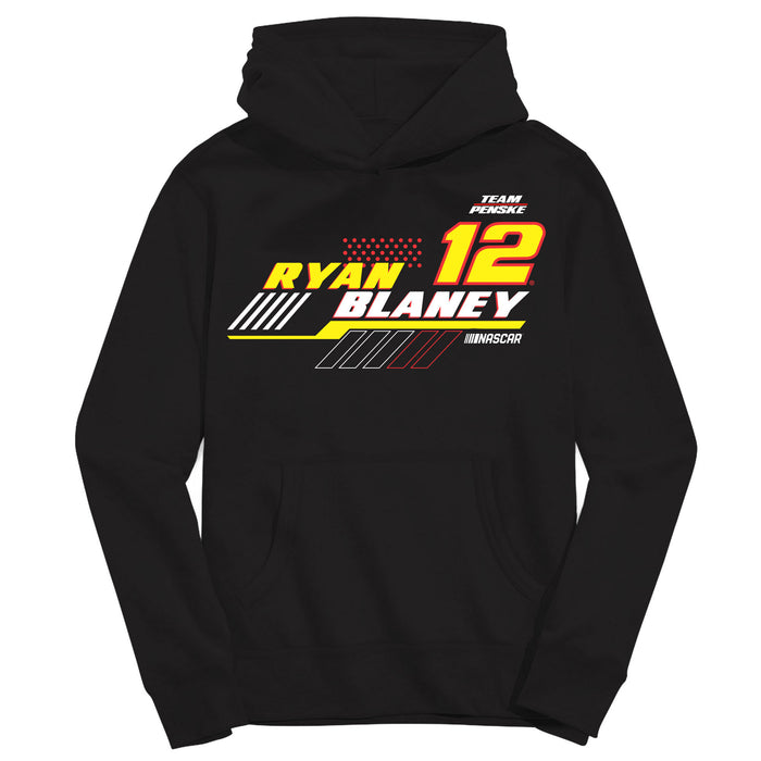 Ryan Blaney NASCAR Pullover Hoodie - Black