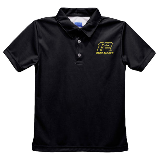 Ryan Blaney Vive La Fete Solid Polo - Black
