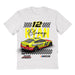 Ryan Blaney Vive La Fete Racing Car T-Shirt - White