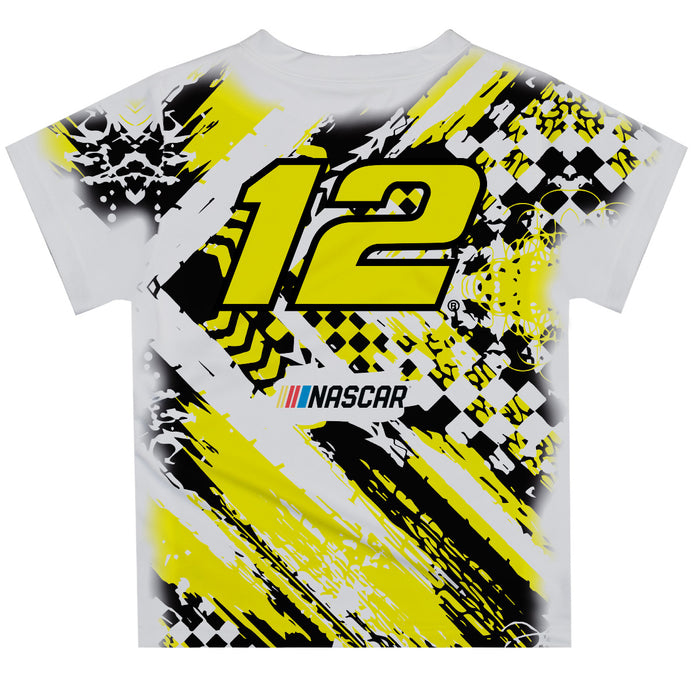 Ryan BlaneyVive La Fete Paint Brush Racing Car T-Shirt- White