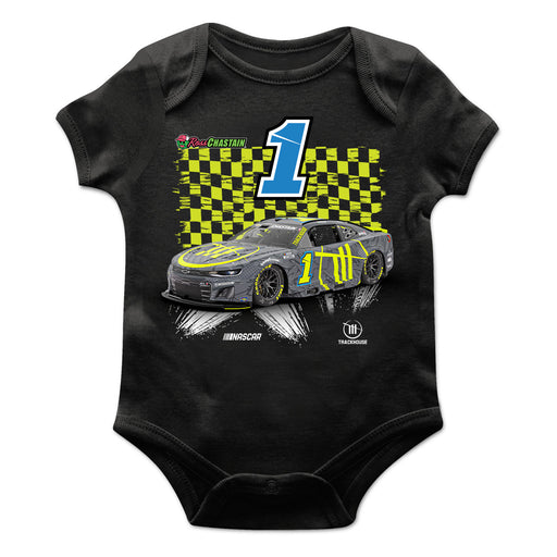 Ross Chastain Cotton Short Sleeve Bodysuit Black