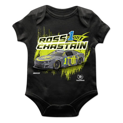 Ross Chastain Cotton Short Sleeve Bodysuit Black