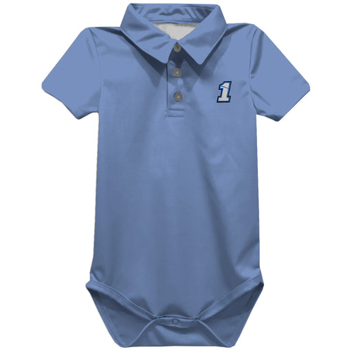Ross Chastain Vive La Fete Solid Polo Bodysuit - Light Blue