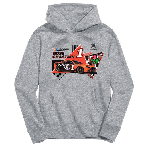 Ross Chastain NASCAR Pullover Hoodie - Grey