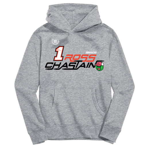 Ross Chastain NASCAR Pullover Hoodie - Grey