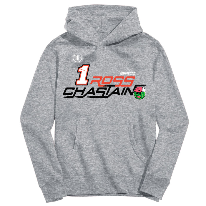 Ross Chastain NASCAR Pullover Hoodie - Grey