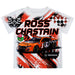 Ross ChastainVive La Fete Paint Brush Racing Car T-Shirt- White