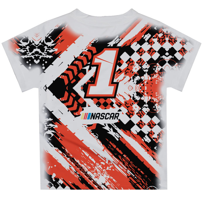 Ross ChastainVive La Fete Paint Brush Racing Car T-Shirt- White - Vive La Fête - Online Apparel Store