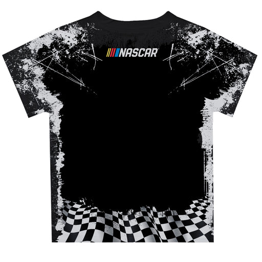 Ross ChastainVive La Fete Checkered Racing Car T-Shirt- Black - Vive La Fête - Online Apparel Store