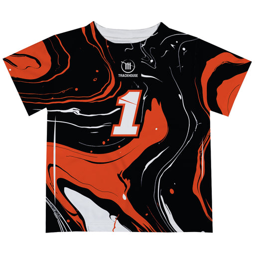 Ross Chastain Vive La Fete NASCAR Marble T-Shirt  - Black