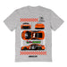 Ross Chastain NASCAR Car View Cotton T-Shirt - Grey
