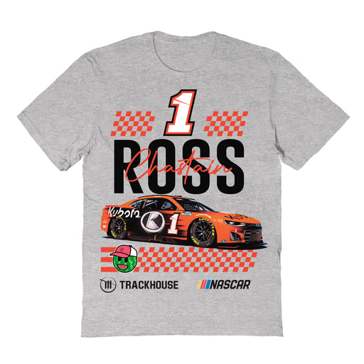 Ross Chastain NASCAR NameGrid Classic Cotton T-Shirt - Grey