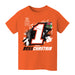 Ross Chastain NASCAR Abstract Halftone Cotton T-Shirt - Orange