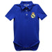 Real Madrid Vive La Fete Solid Polo Bodysuit - Royal