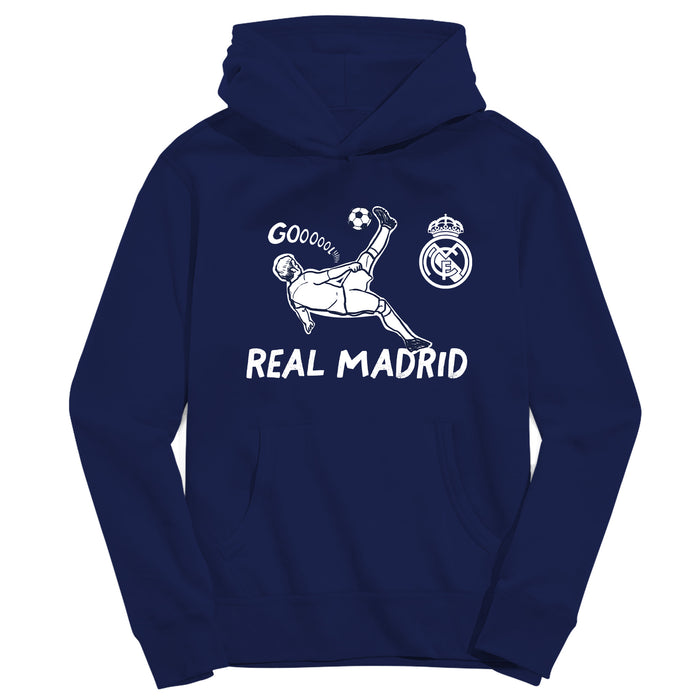 Real Madrid Youth Navy Pullover Cotton Hoodie