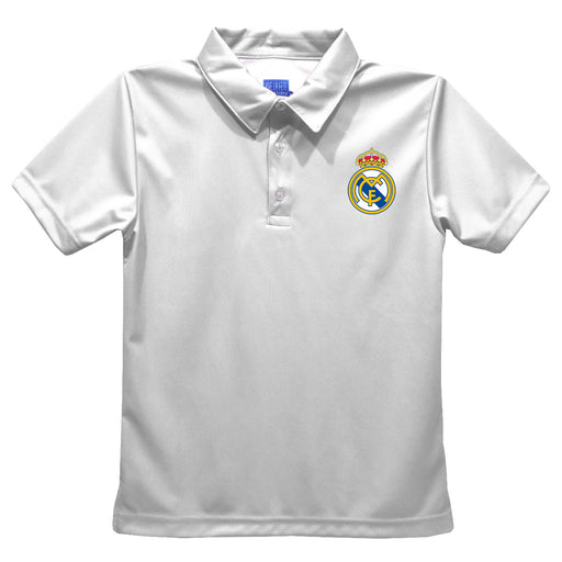 Real Madrid Vive La Fete Solid Polo - White