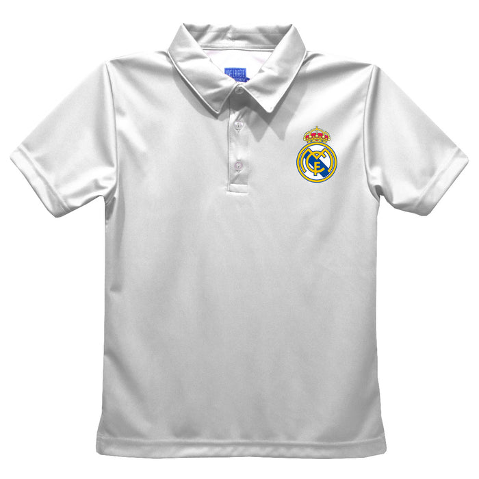 Real Madrid Vive La Fete Solid Polo - White