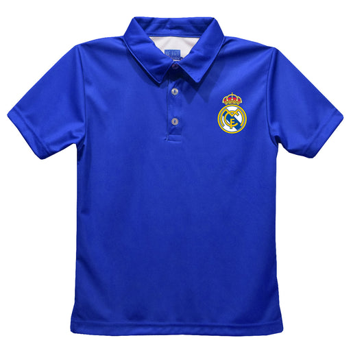 Real Madrid Vive La Fete Solid Polo - Royal